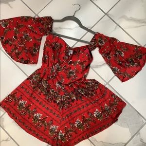 Floral Vici Collection Romper